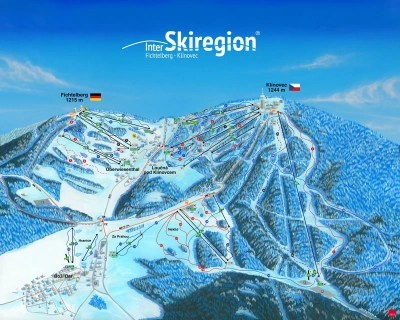 Karte Skigebiet Klínovec