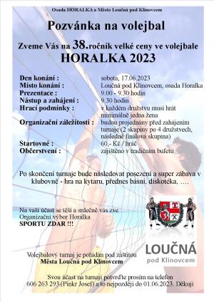 Turnaj ve volejbale Horalka 2023 1